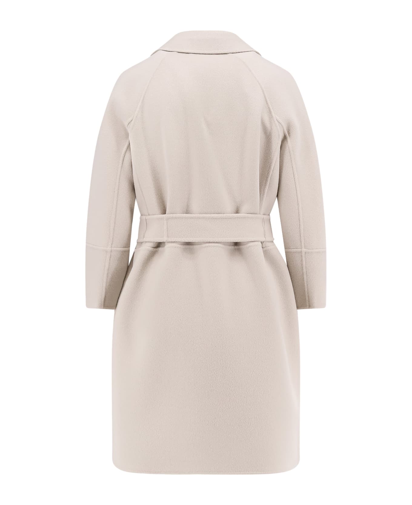 Max Mara Arona Virgin Wool Coat - BIANCO AVORIO
