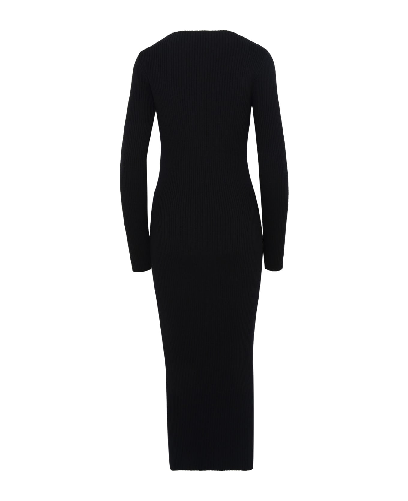 Patou Black Wool Dress - Black