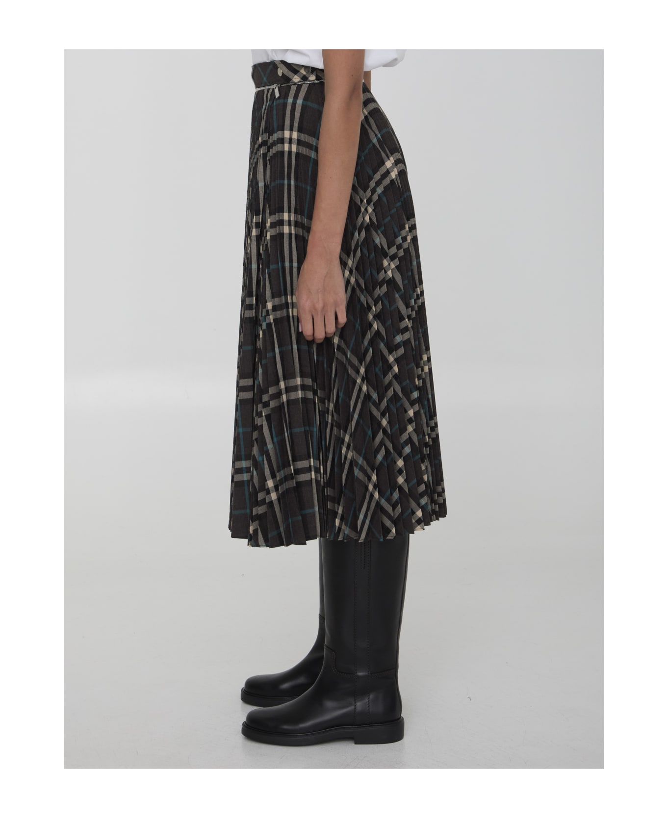 Burberry Check Pleated Skirt - Snug Ip Check