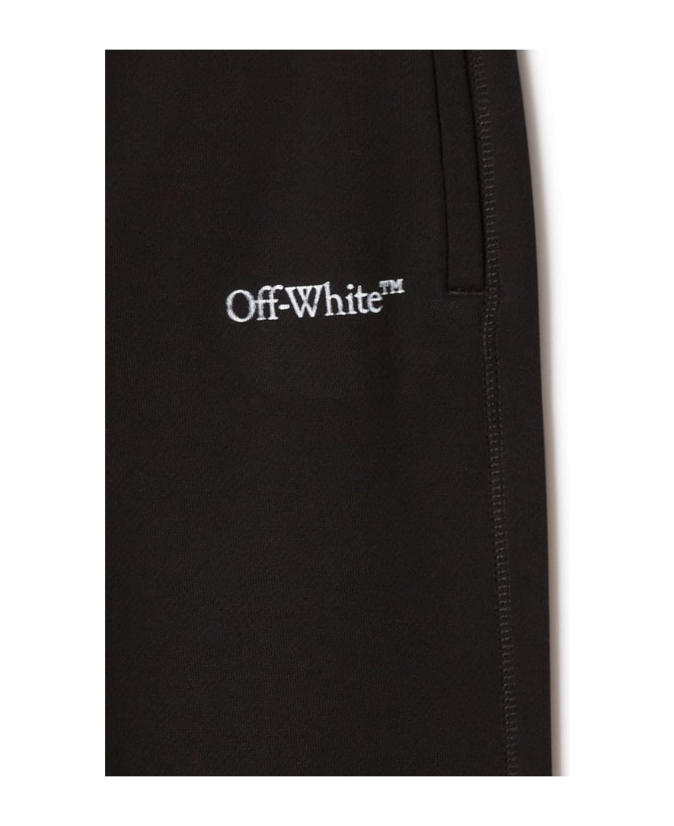 Off-White Off White Trousers Black - Black ボトムス