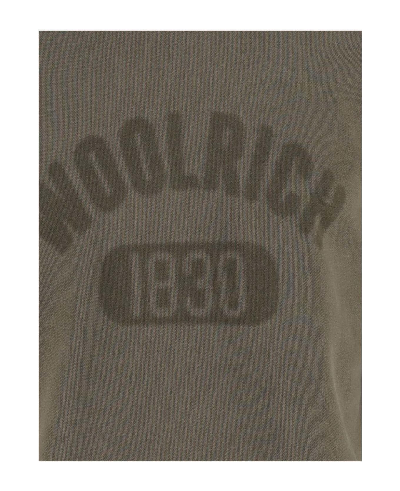 Woolrich Cotton Sweatshirt With Logo - Green