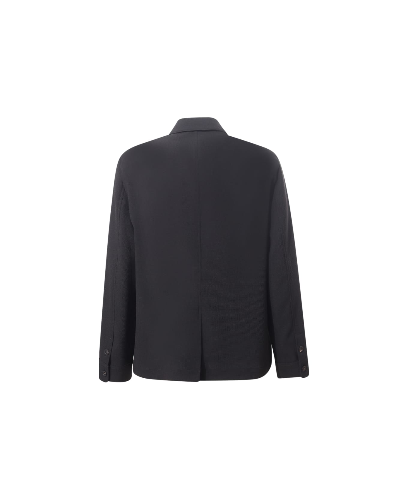 Emporio Armani Classic Collar Jacket - Black ブレザー