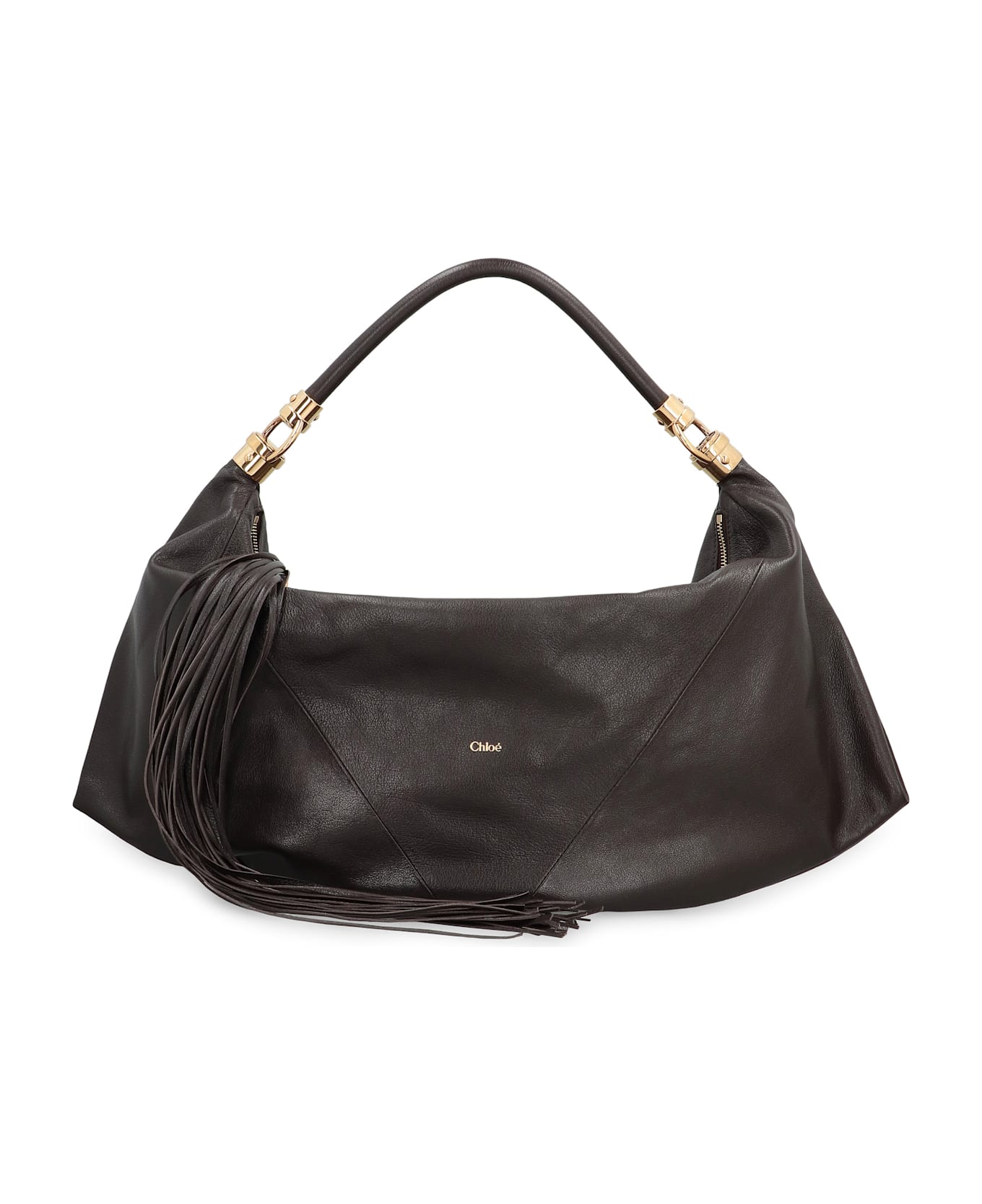 Chloé Tote Bag Chloé Carry Small In Canvas - brown