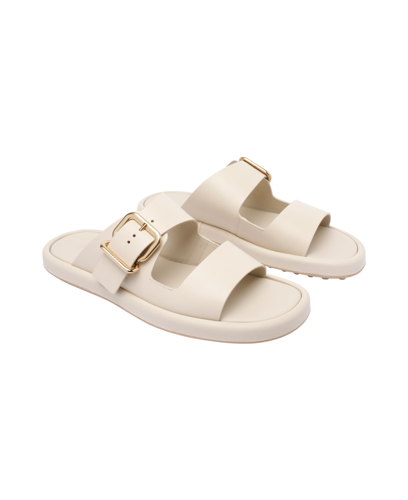 Tod
s Leather Sandals - Beige