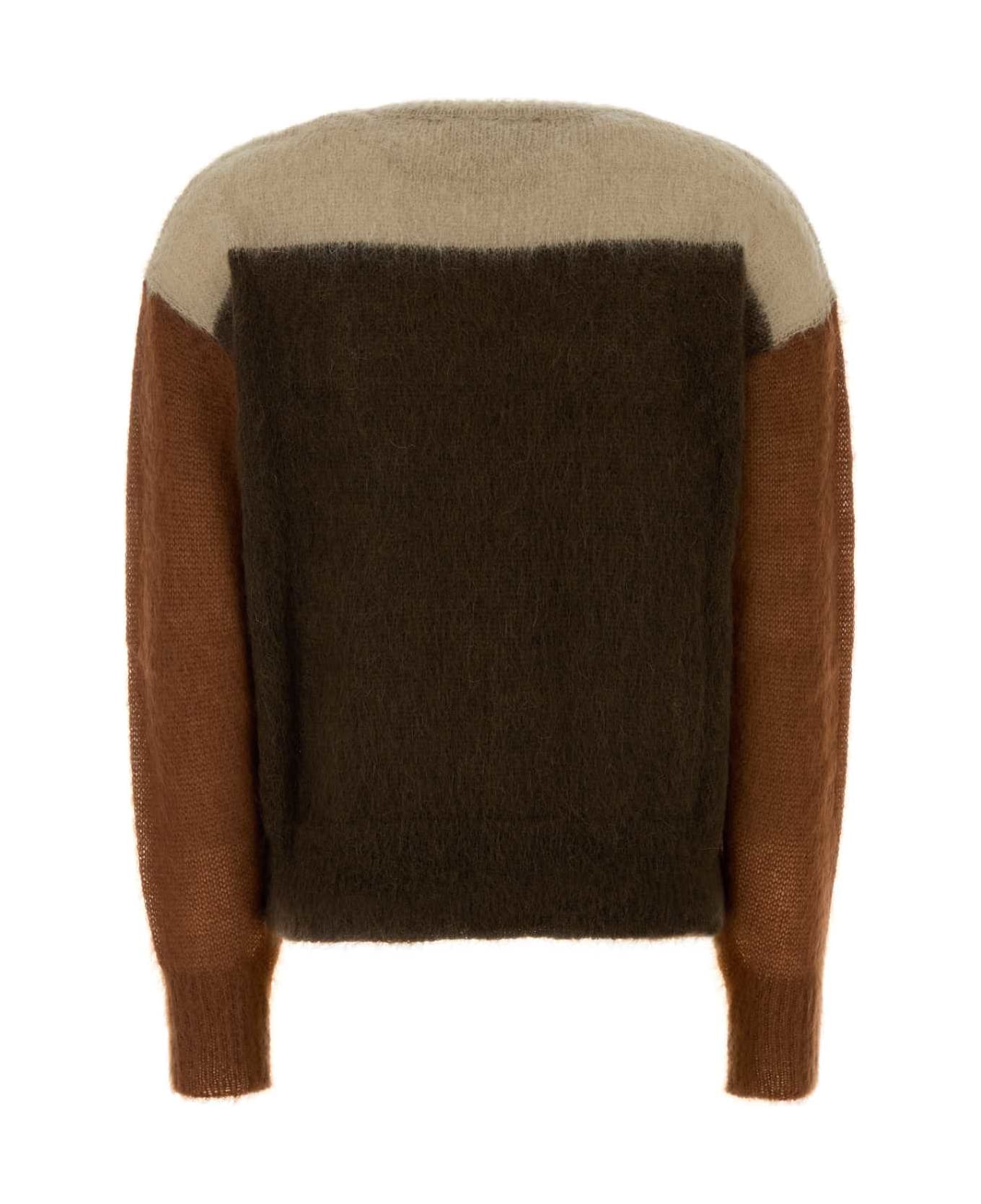 Marant Étoile Multicolor Mohair Blend Madeline Sweater - RUST