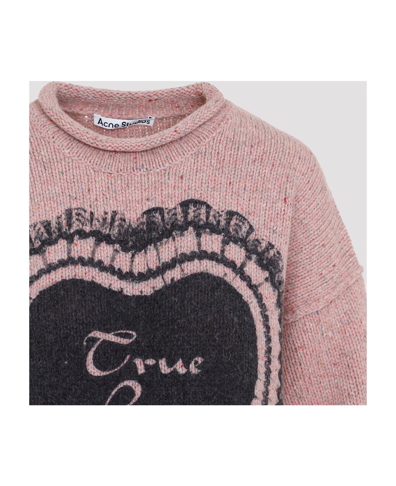 Acne Studios Virgin Wool Pullover - Coa Faded Pink