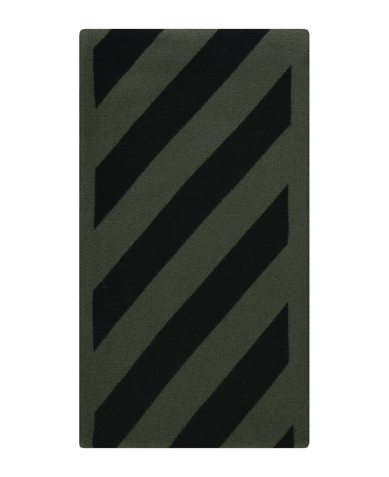 Off-White Double Face Scarf - green