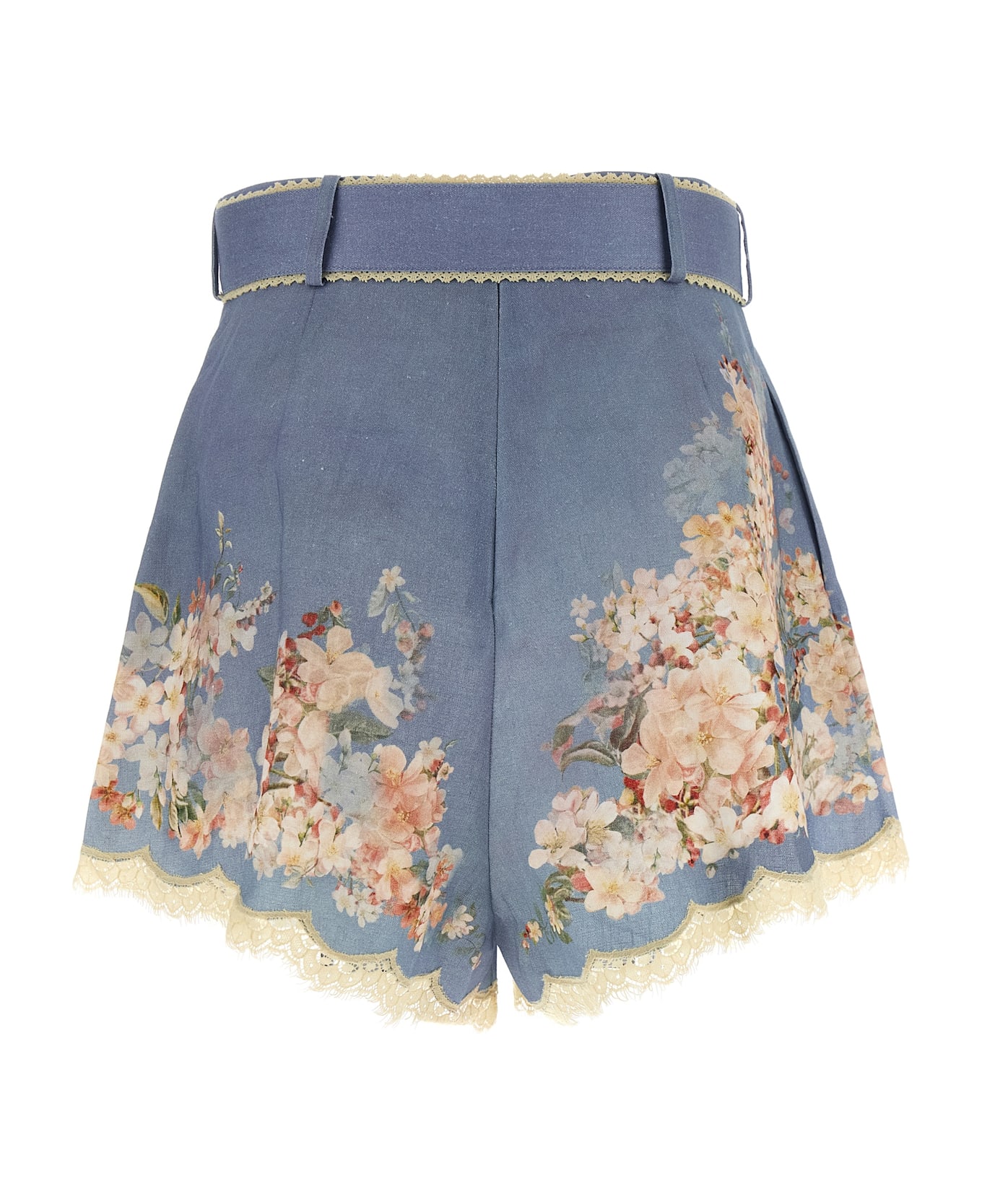 Zimmermann 
cascadian Tuck
 Shorts - Light Blue