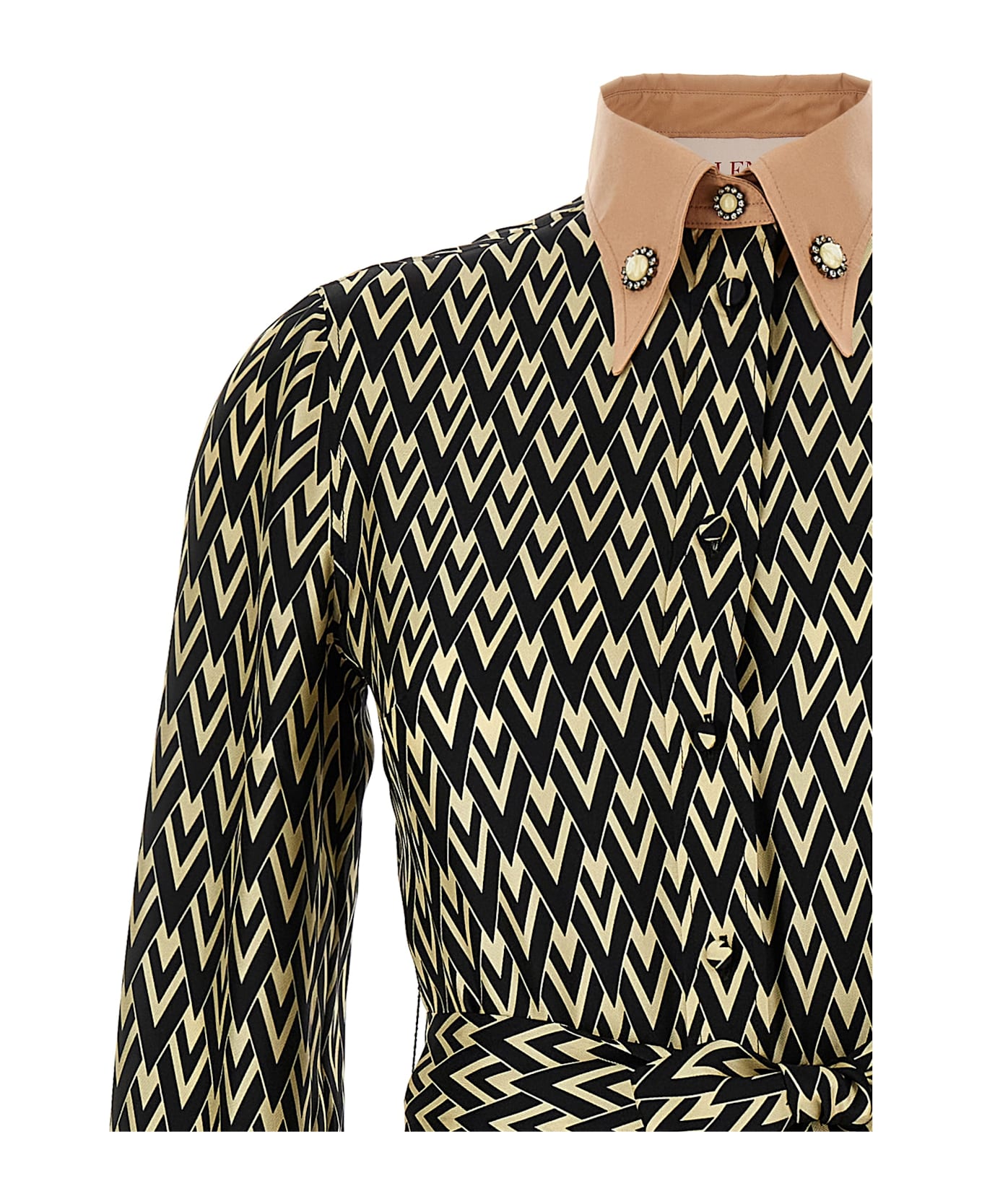 Valentino Garavani 
toute La V
 Midi Dress - Multicolor