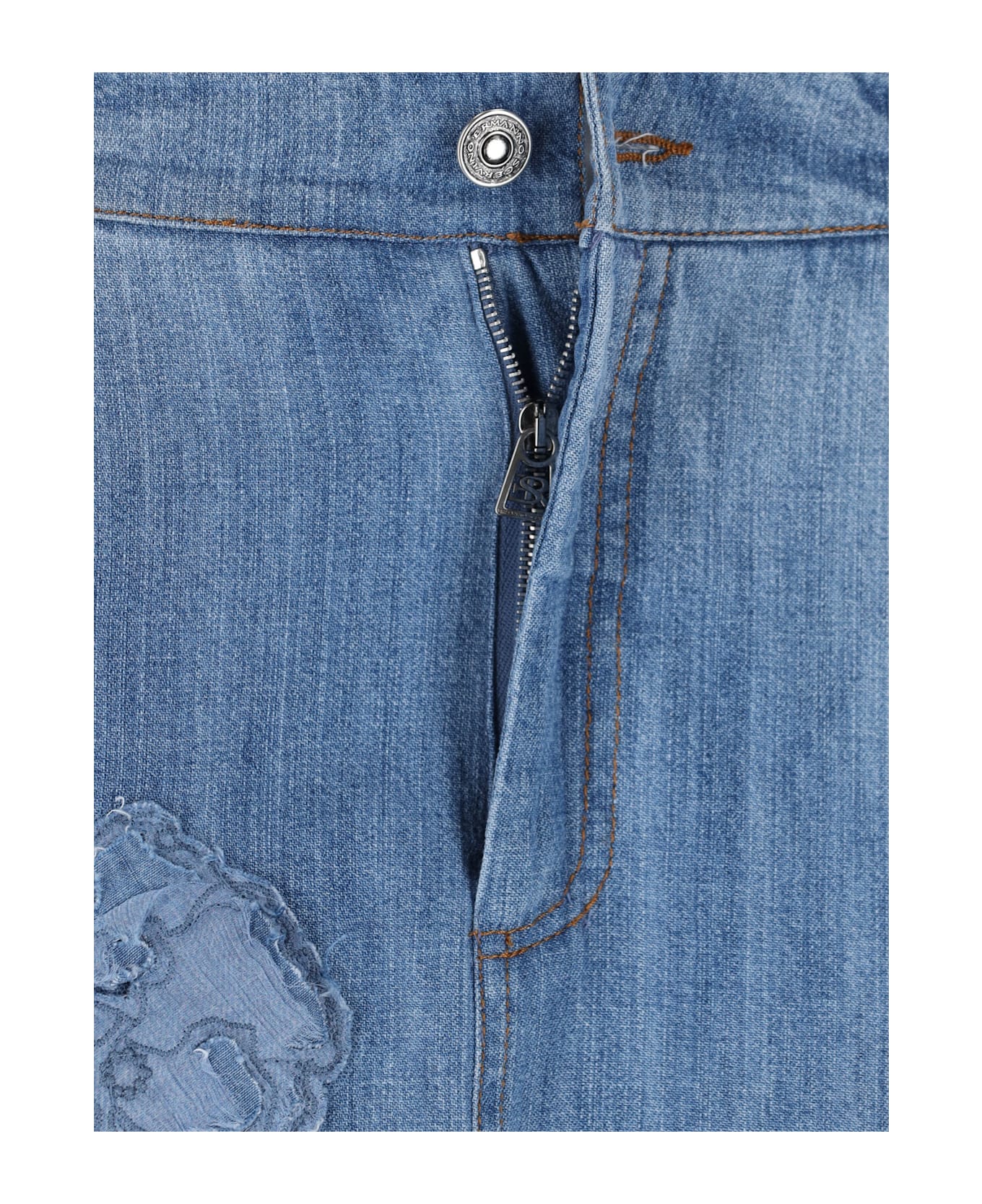 Ermanno Scervino Midi Skirt - Blue