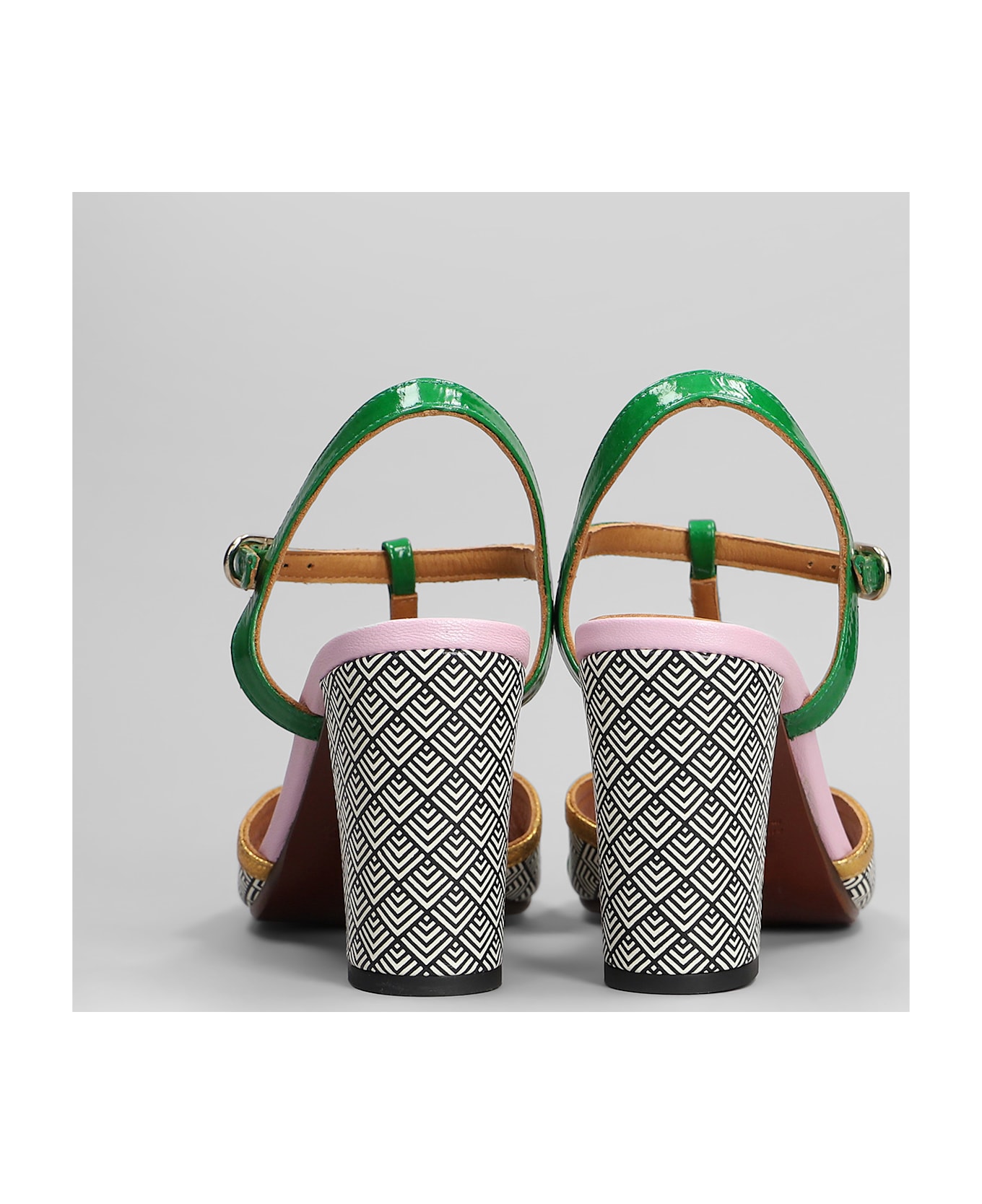 Chie Mihara Bejo Sandals In Green Leather - green