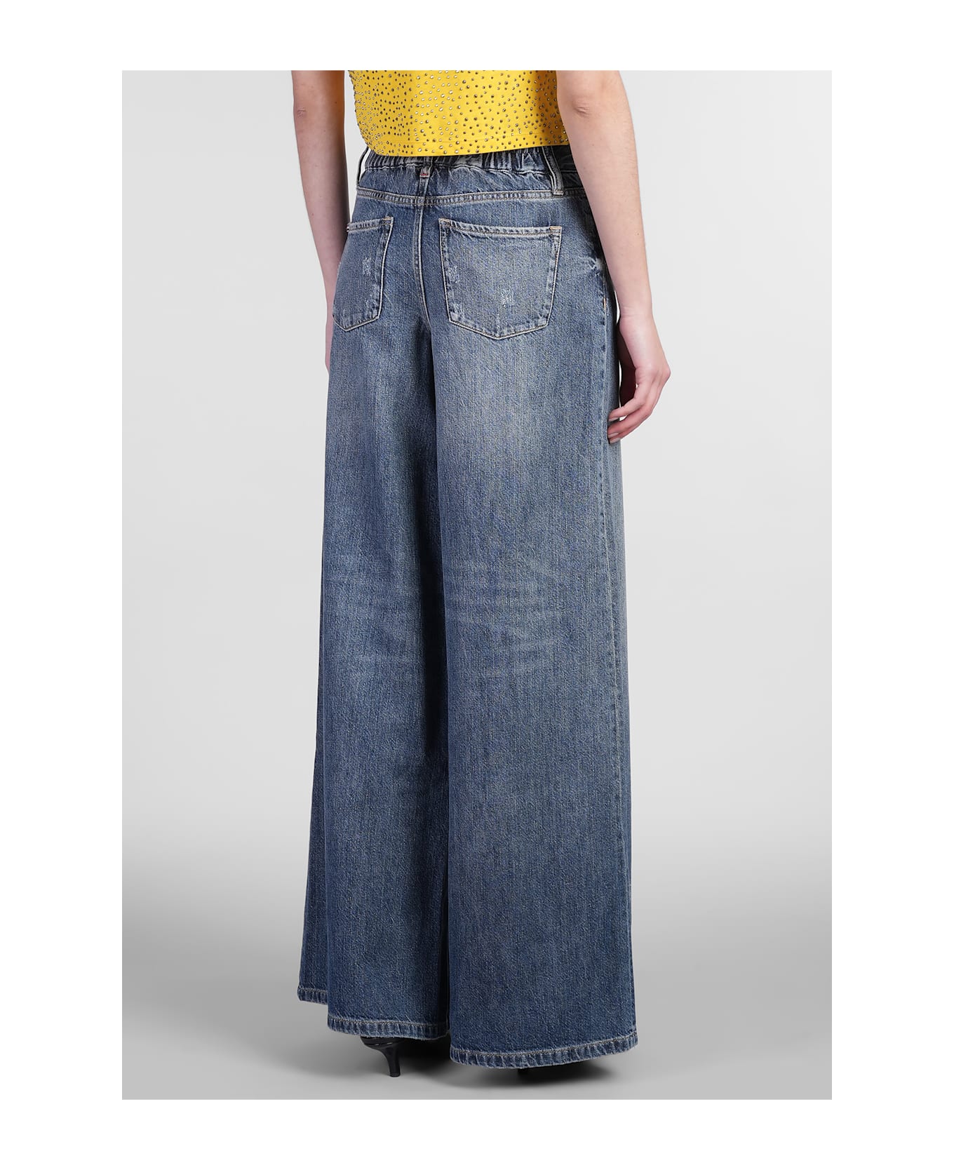 Alice + Olivia Branson Jeans In Blue Cotton - Blue