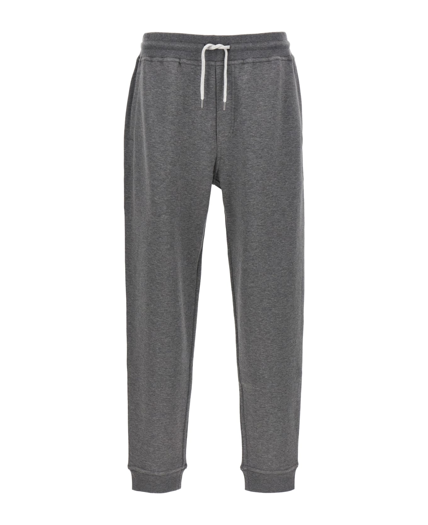 Brunello Cucinelli Cotton Blend Joggers - Gray