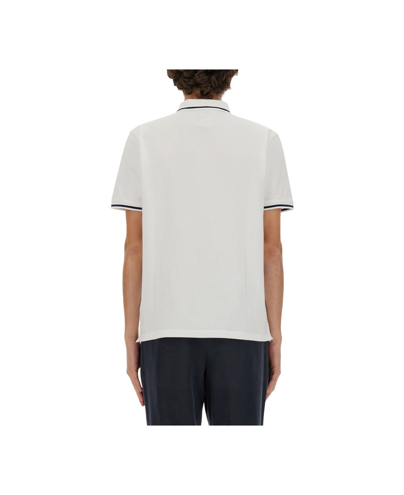 Woolrich Polo With Logo - WHITE
