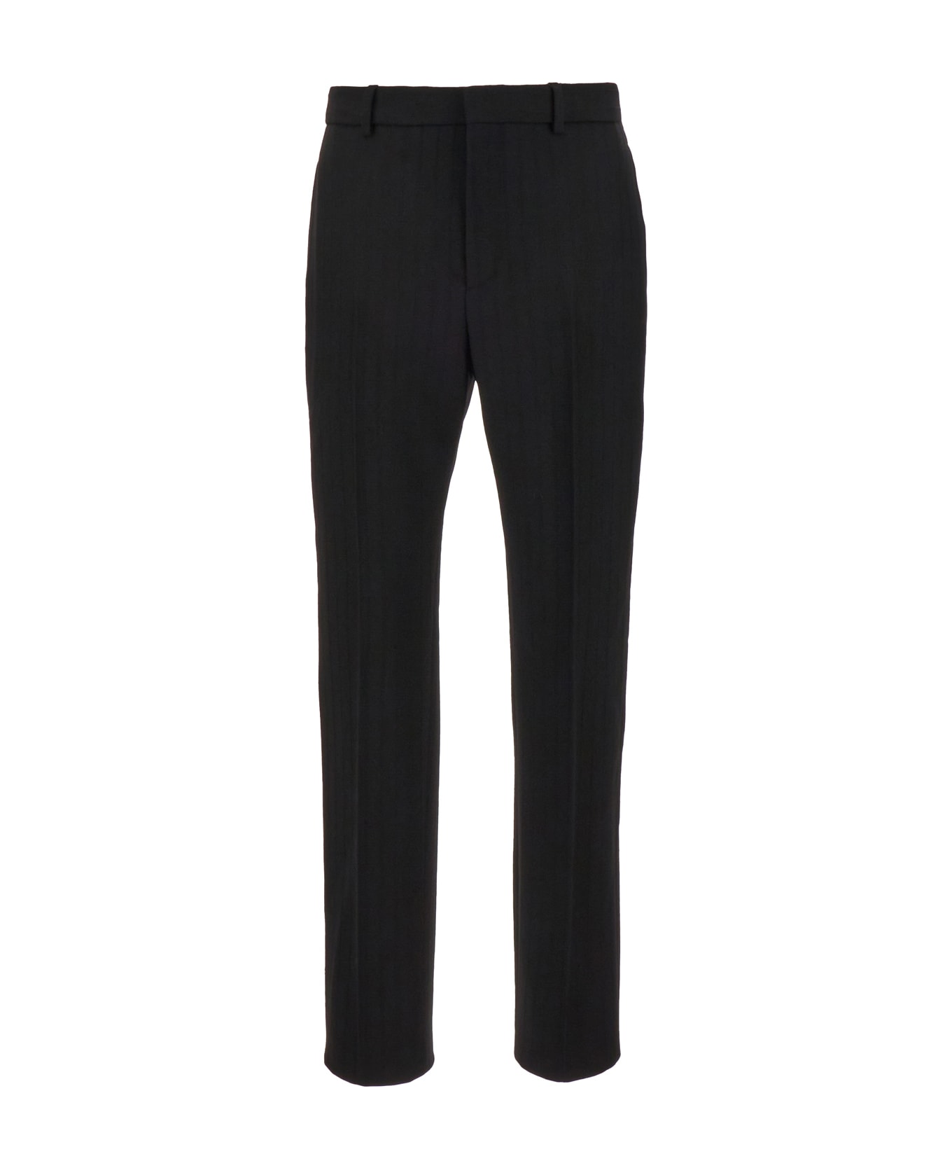 Saint Laurent Wool Gabardine Trousers - 1000