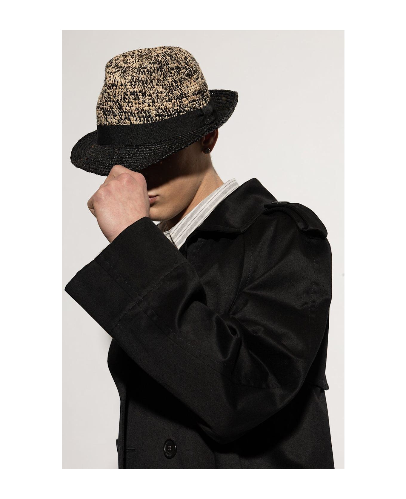 Paul Smith Signature Stripe Bucket Hat - Black