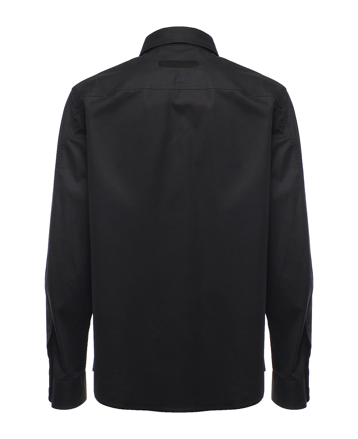 Zegna Cotton Blend Shirt - Black
