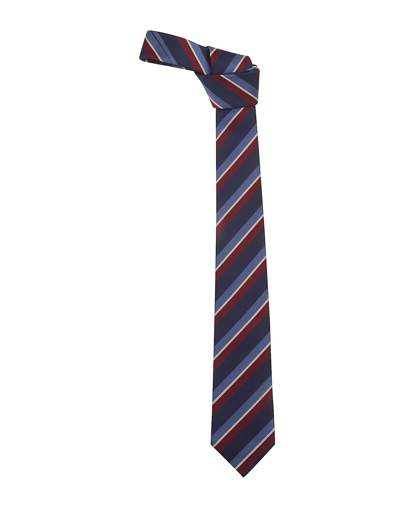 Valentino Garavani Tie (7x145cm) | Ties - Qql Navy Azzurro Bianco