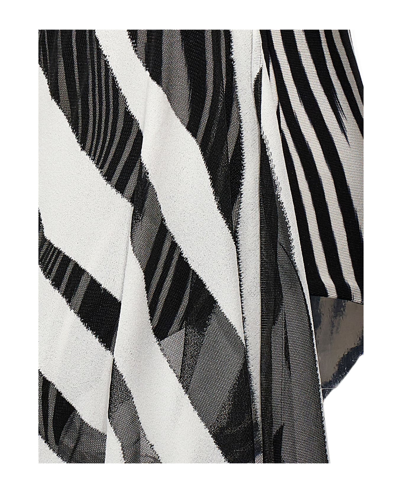 Missoni Tray Patterned Bodysuit - White/Black