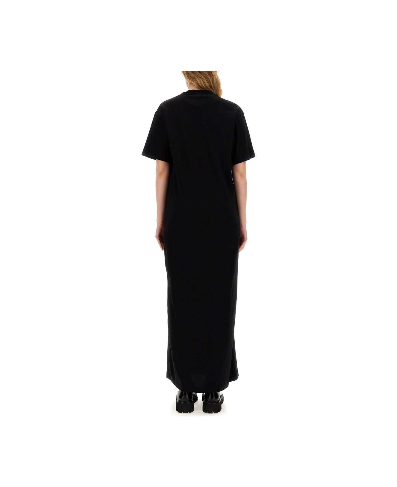MSGM Dress With Print - BLACK