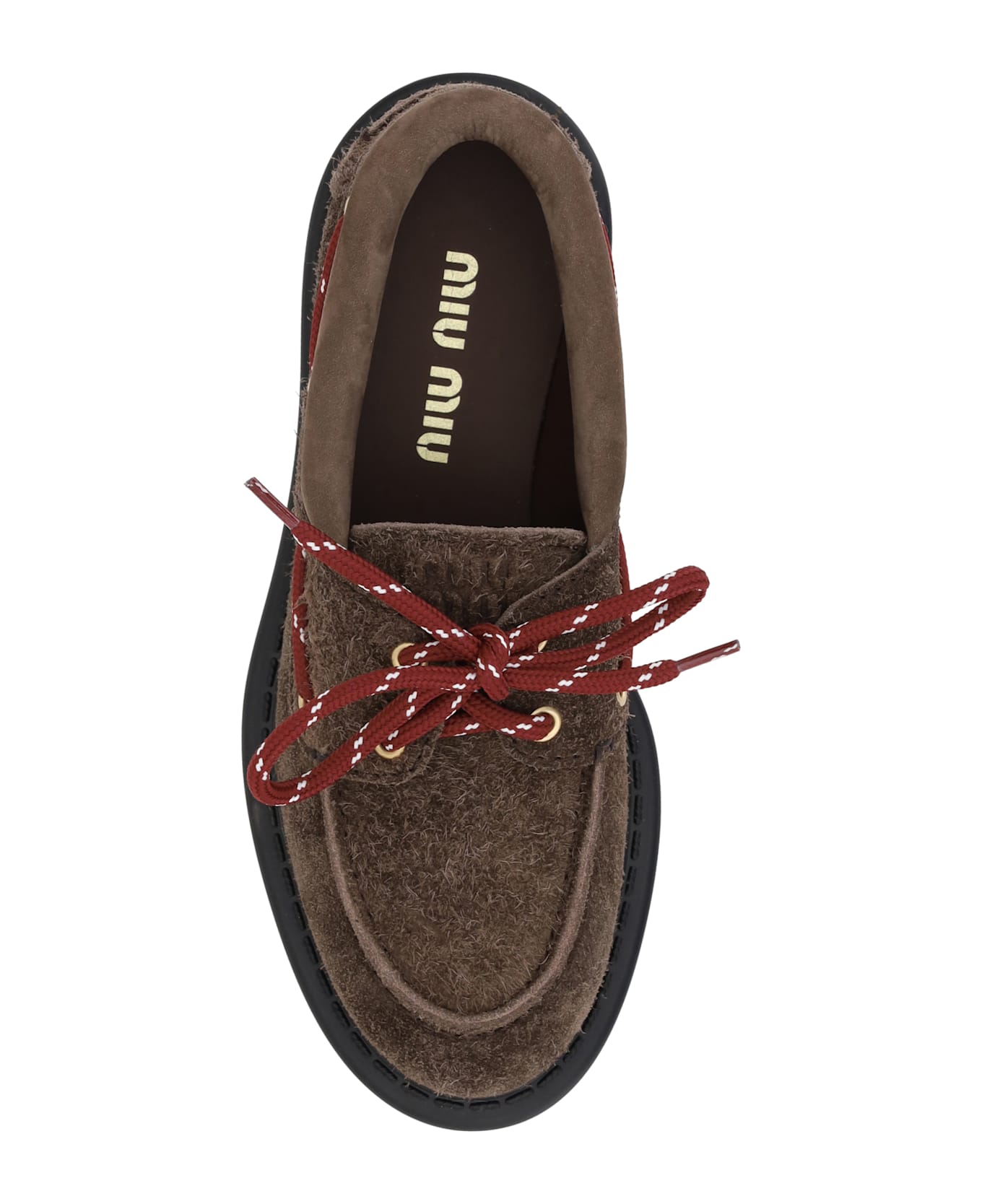 Miu Miu Chunky Sole Loafers - Bruciato