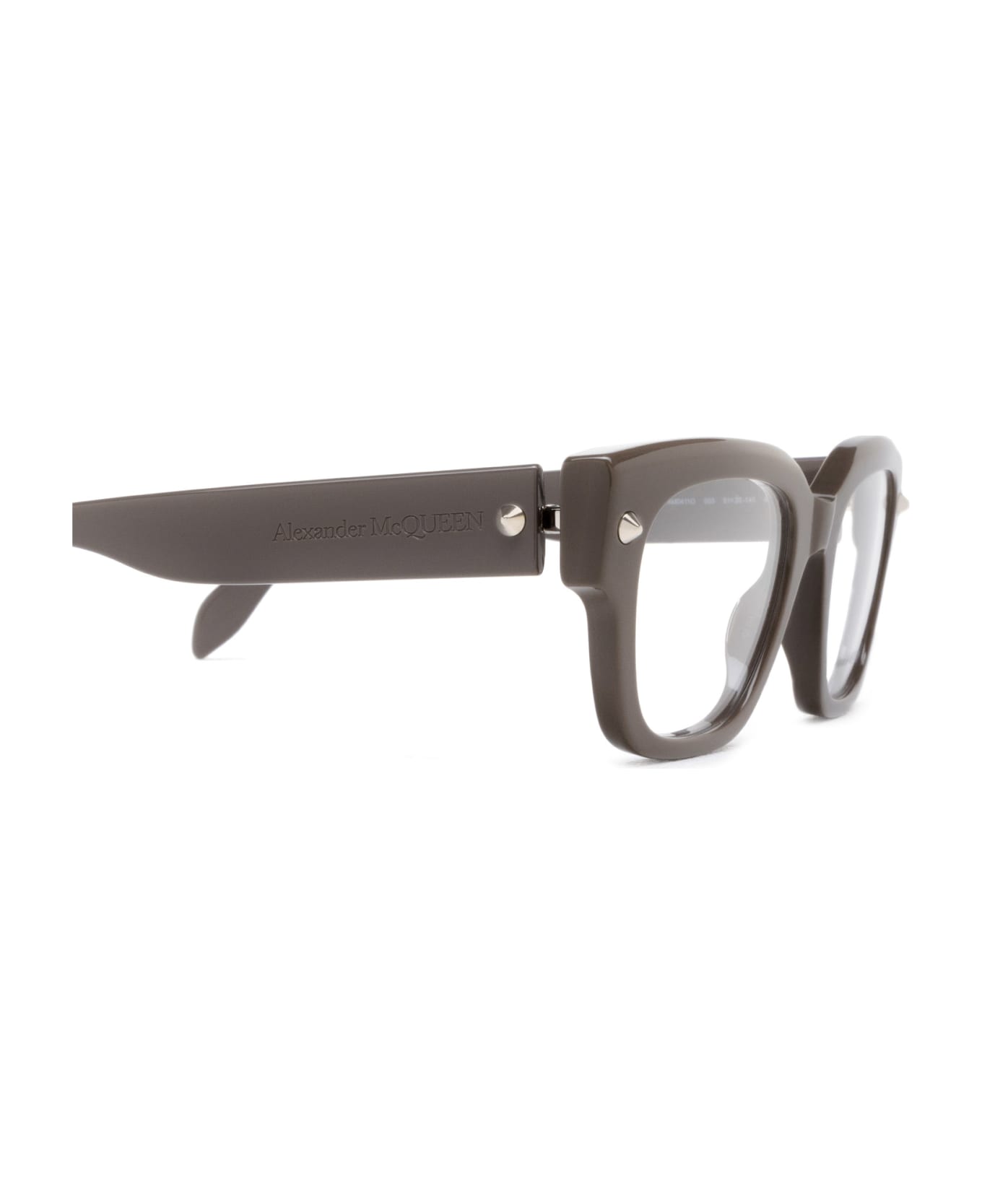 Alexander McQueen Eyewear Am0411o Brown Glasses - Brown