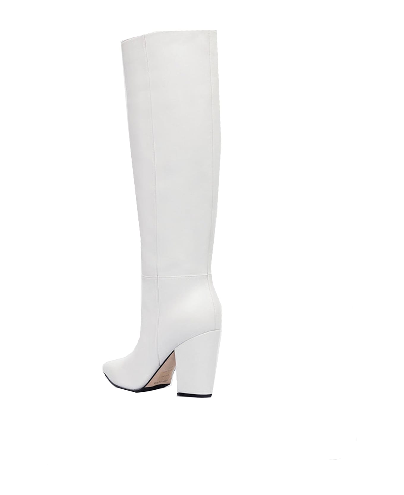 Sergio Rossi Leather Boots - White