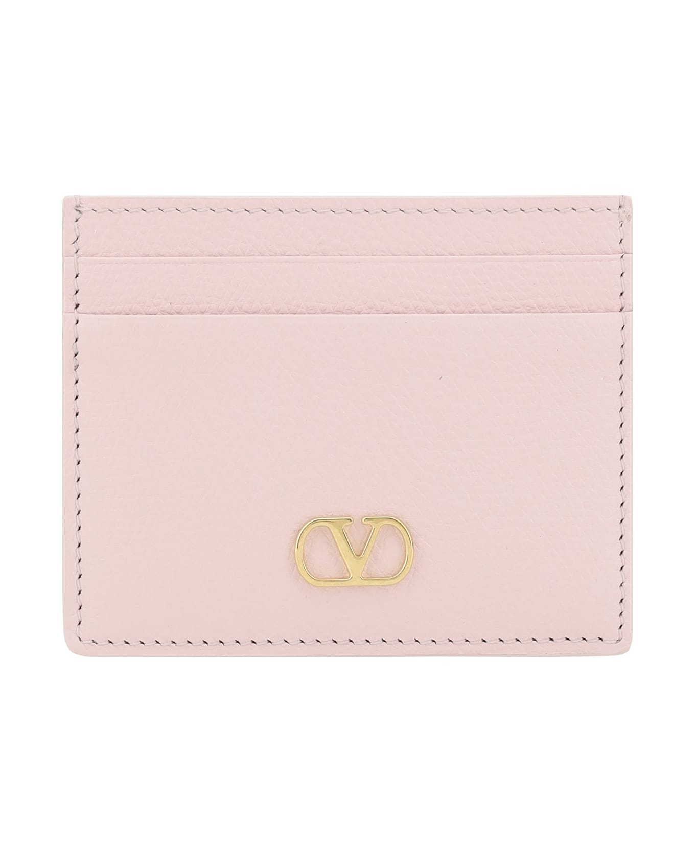 Valentino Garavani Vlogo Card Holder - Rose Quartz