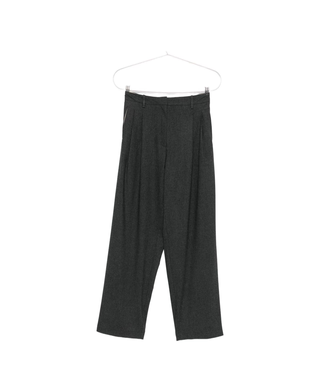 Alysi Carrot Trousers - ANTRACITE