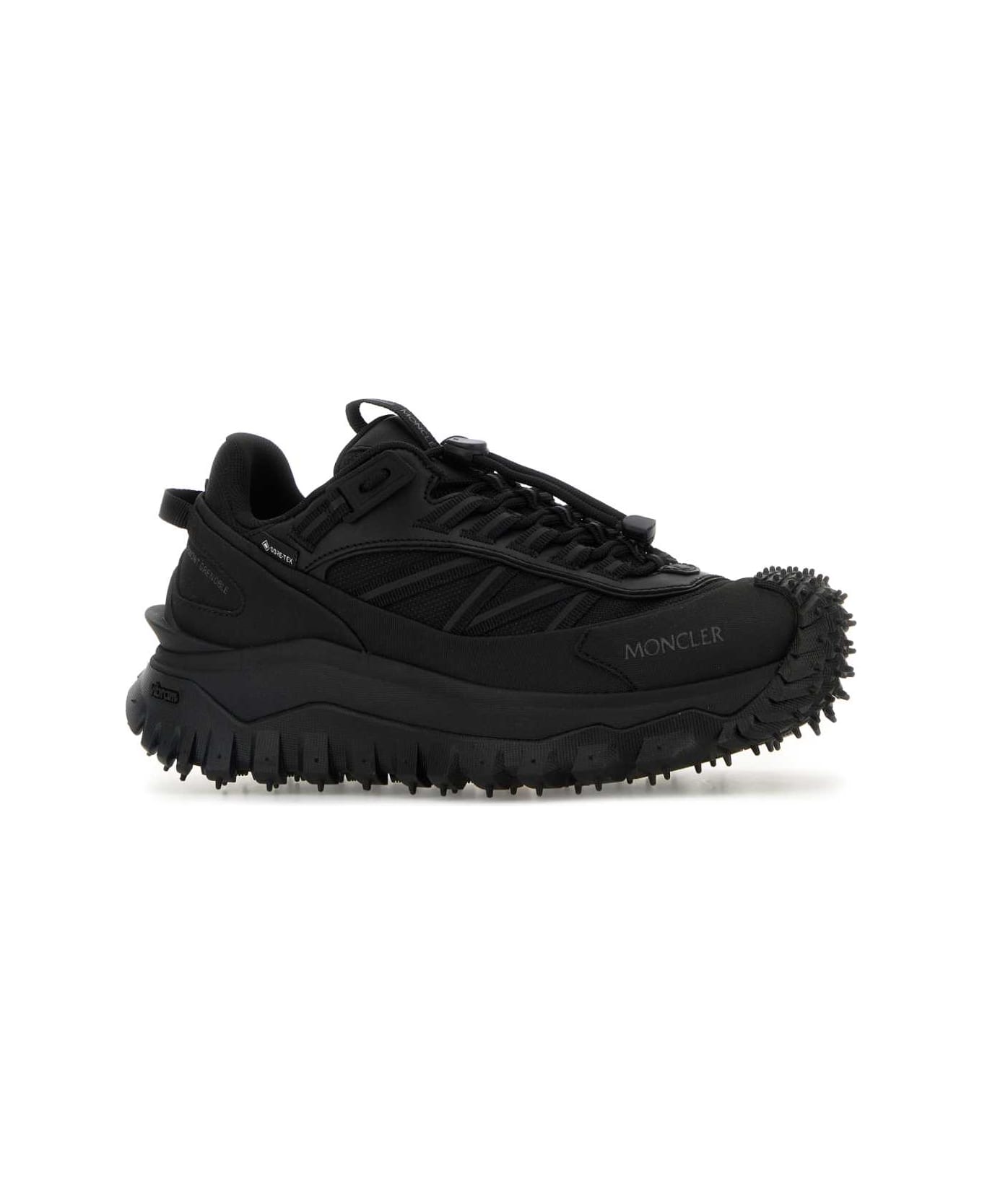 Moncler Black Fabric Trailgrip Gtx Sneakers - 999