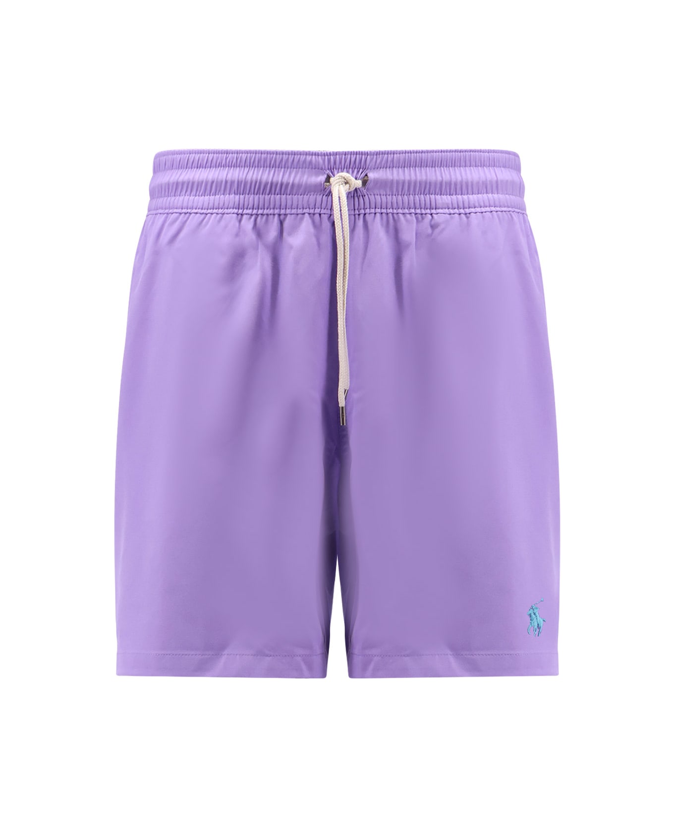 Polo Ralph Lauren Nylon Swim Trunk With Logo Embroidery - Purple