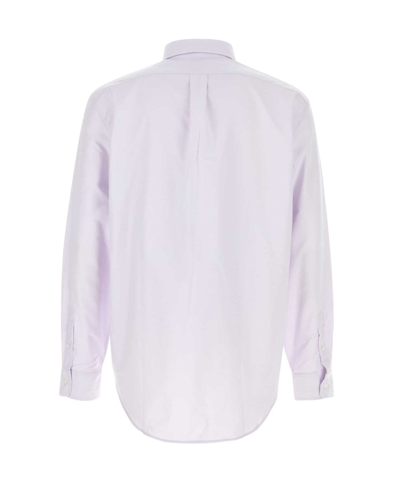 Maison Kitsuné Lilac Oxford Shirt - SOFTMAUVE
