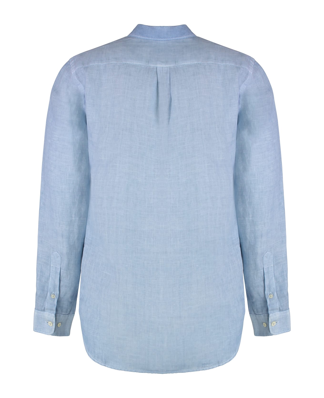 120% Lino Linen Shirt - Light Blue