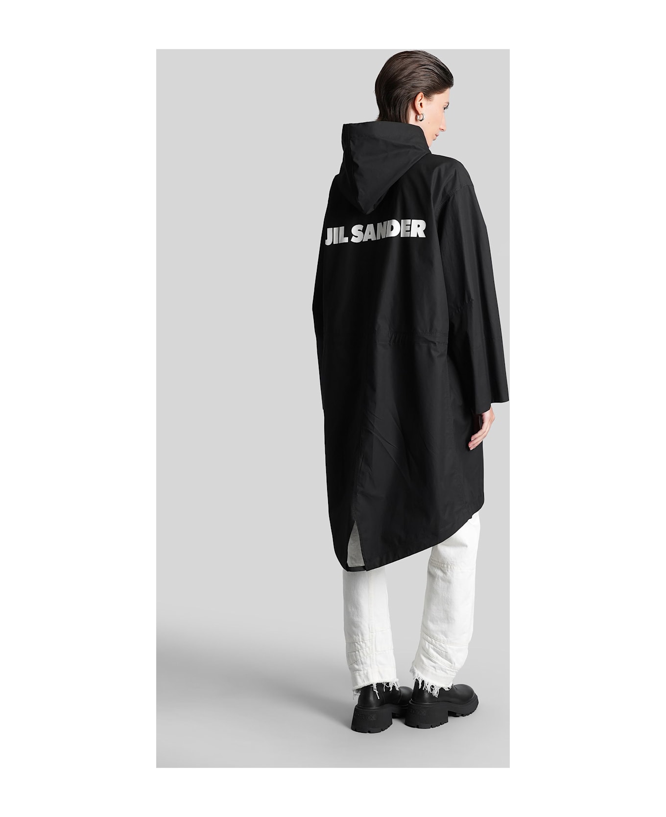 Jil Sander Parka 01 Parka In Black Cotton - black