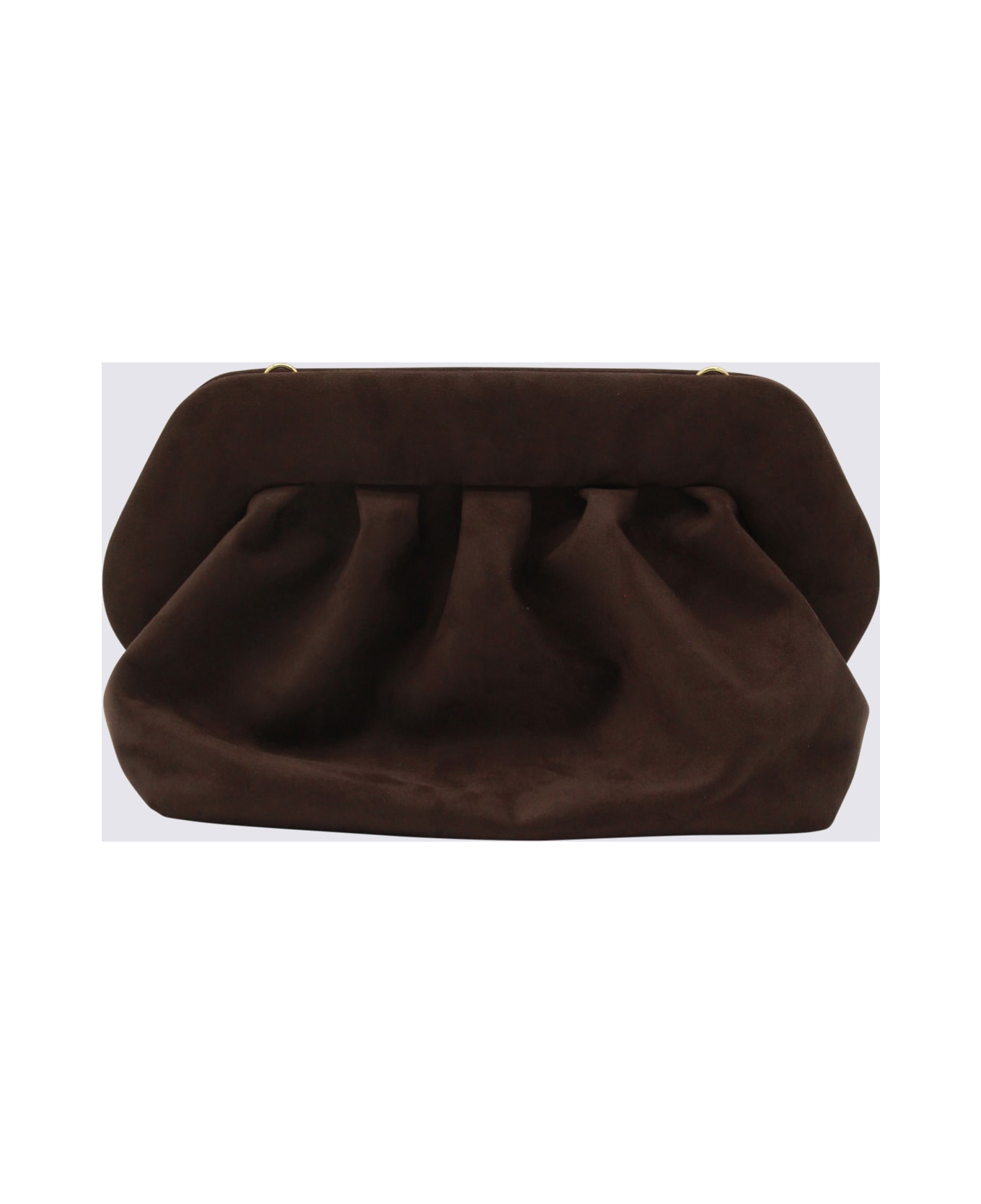 THEMOIRè Brown Vegan Bios Leather Clutches - EBONY
