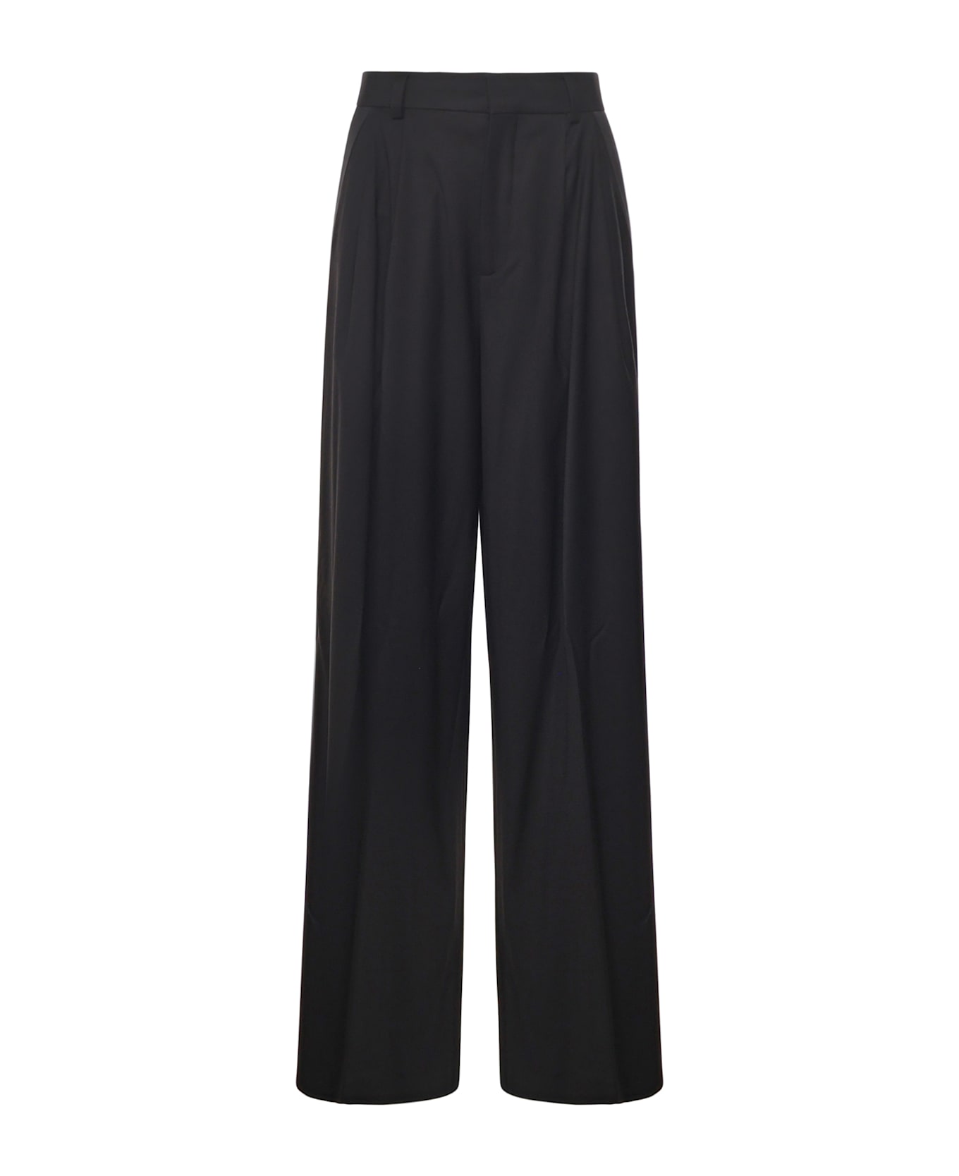 Nineminutes Palazzo Tuxedo Pants - Black