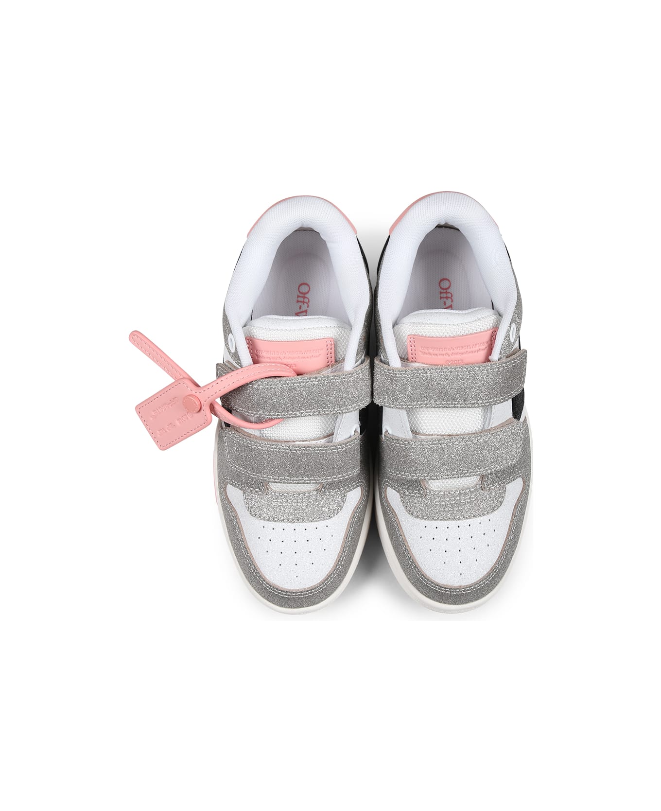 Off-White Grey Sneakers For Girl With Arrow - Grey