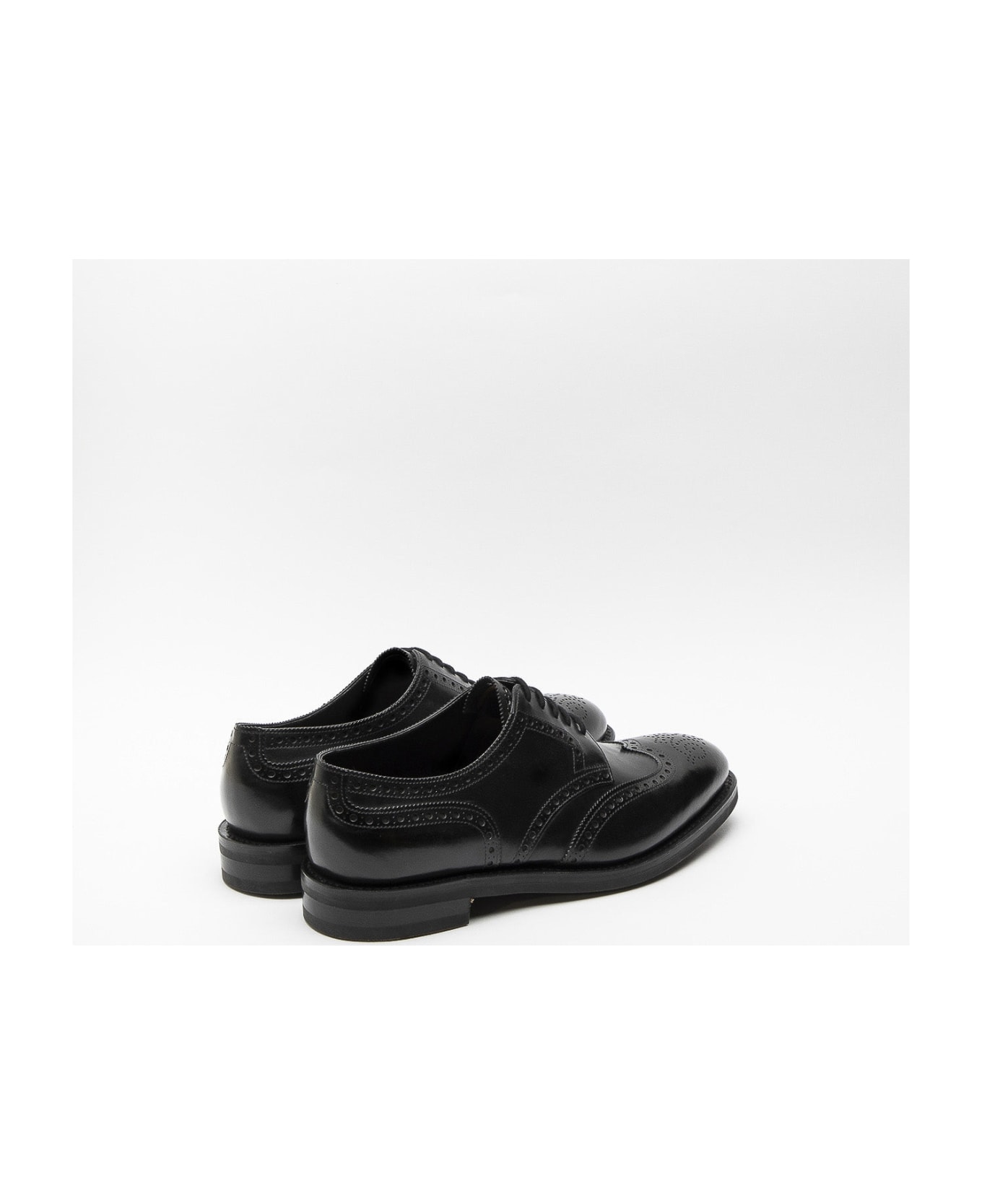 John Lobb Hayle Black Calf Derby Shoe - Nero