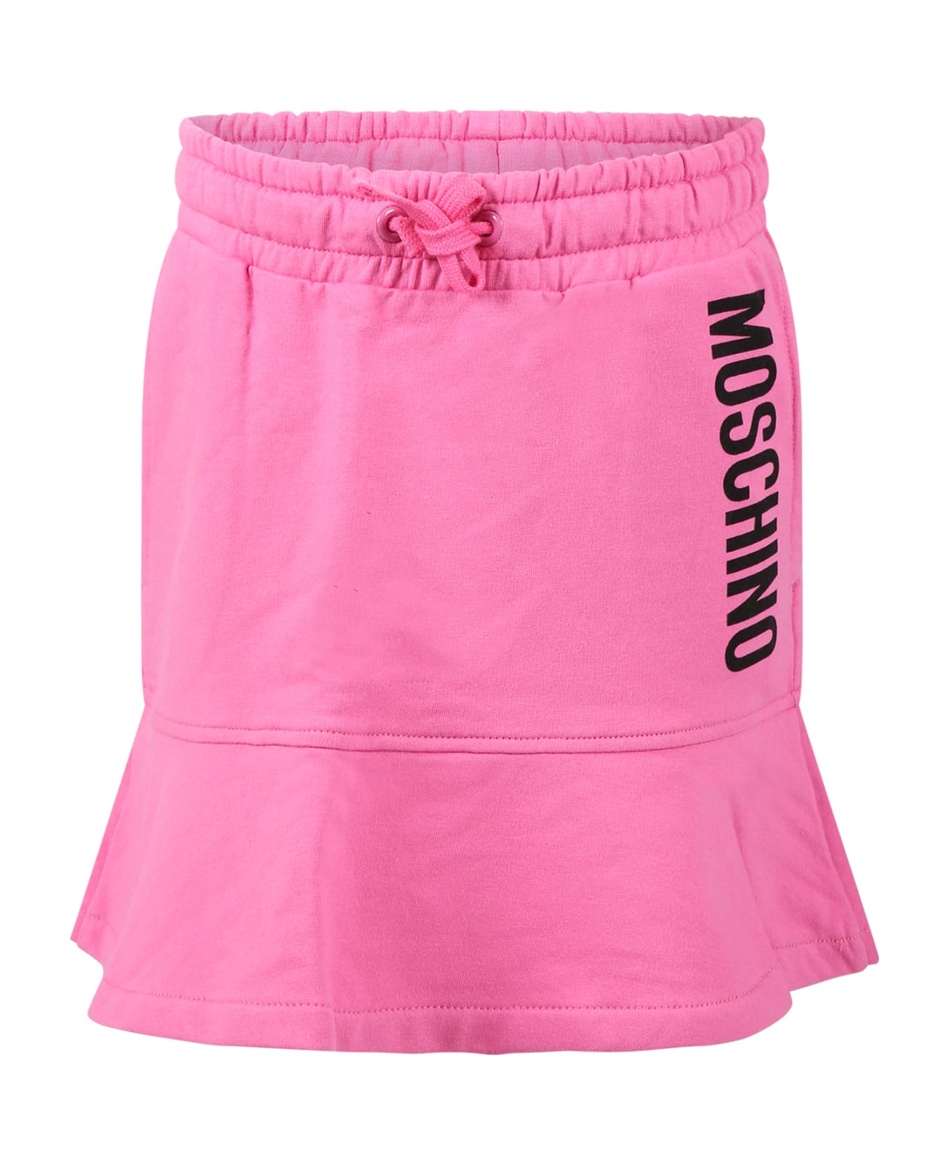 Moschino Multicolor Skirt For Girl With Logo - Multicolor