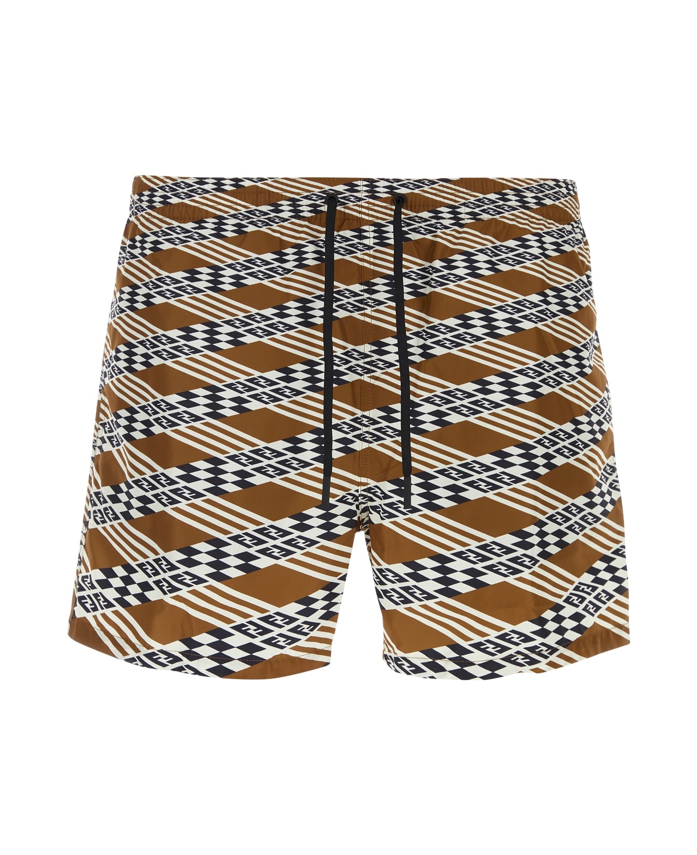 Fendi Boxer Ny Ff Geometric - TOBACCOBLACK