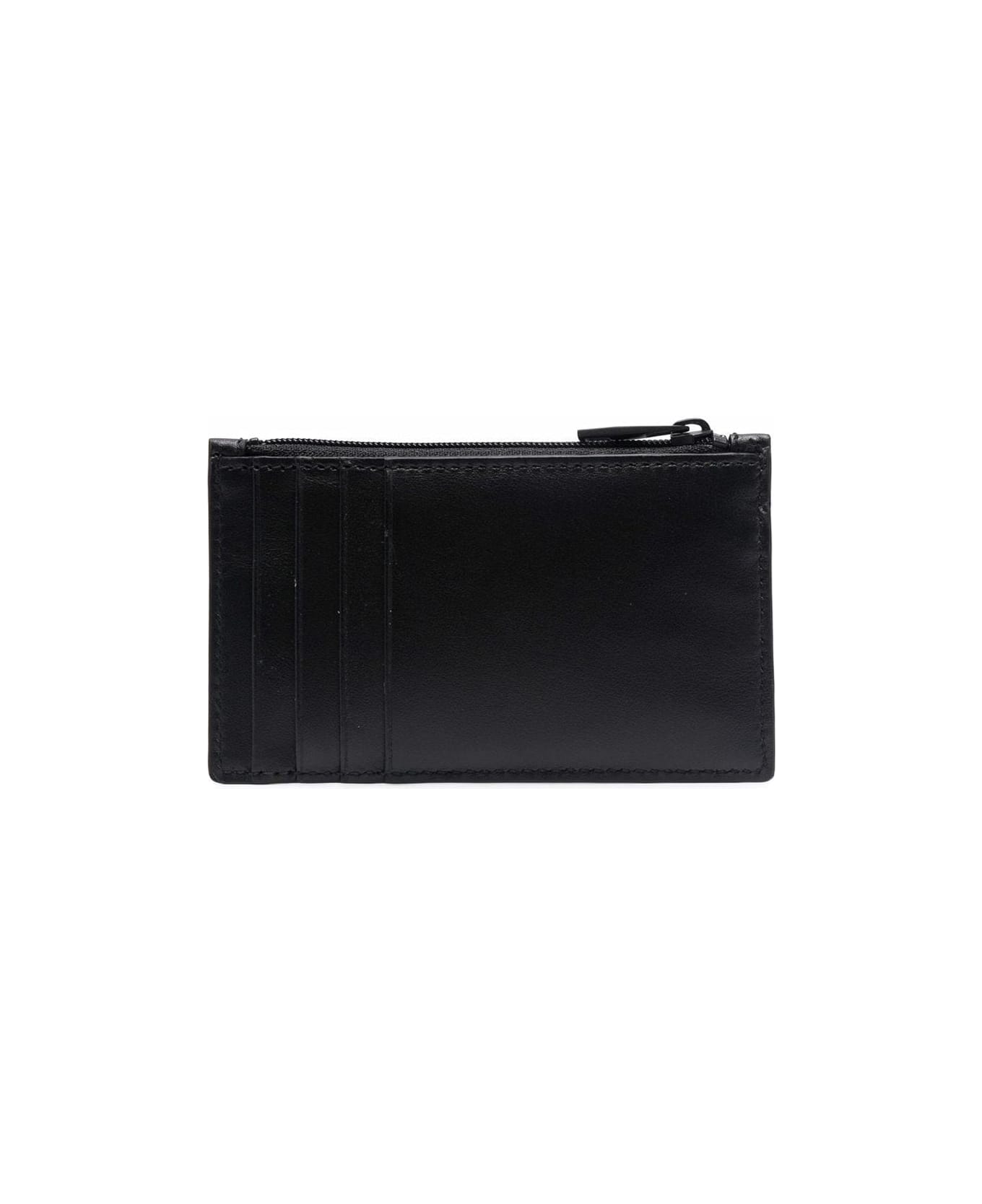 Alexander McQueen Logo Leather Wallet - Black 財布