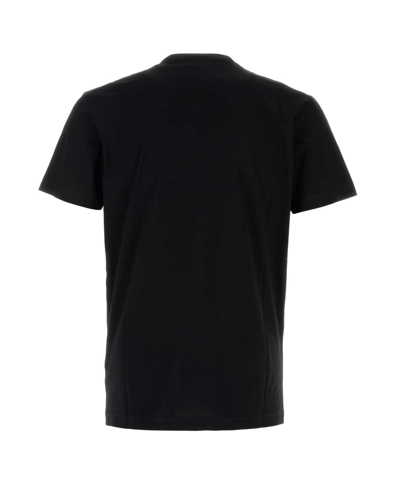 Dsquared2 Black Cotton T-shirt - BLACK