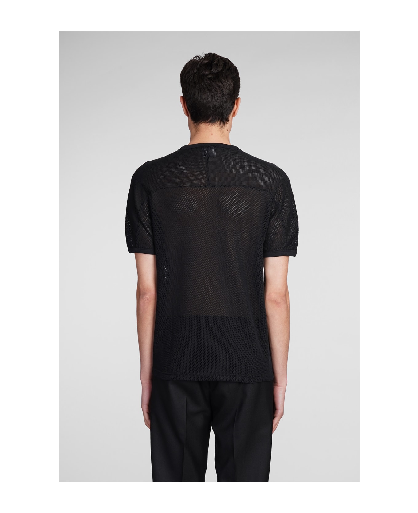 Courrèges T-shirt In Black Polyester - black