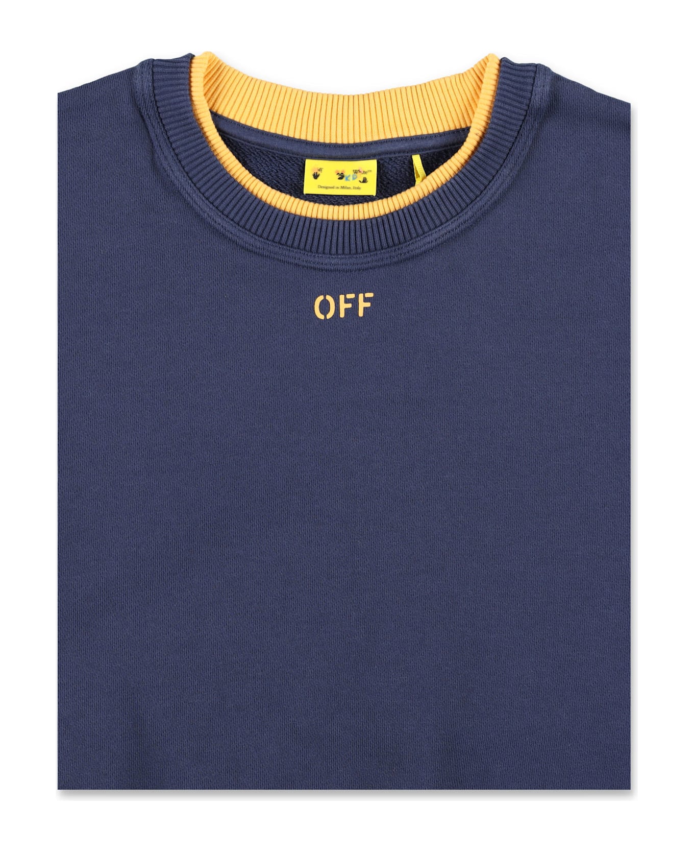 Off-White Kid - Off Stamp Clear Sweatshirt - BLUE