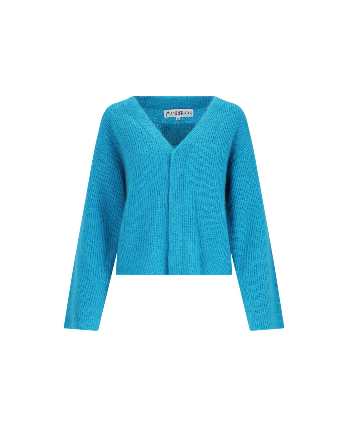 J.W. Anderson Cropped Cardigan - Aqua