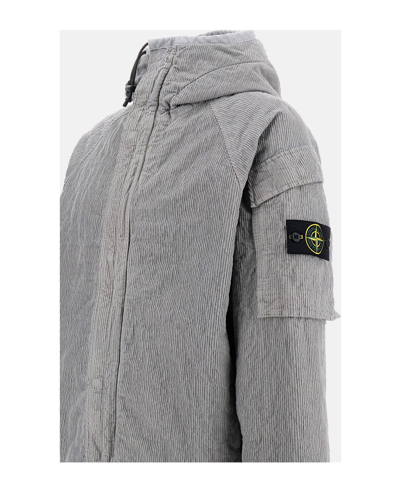 Stone Island Hooded Jacket - Grey