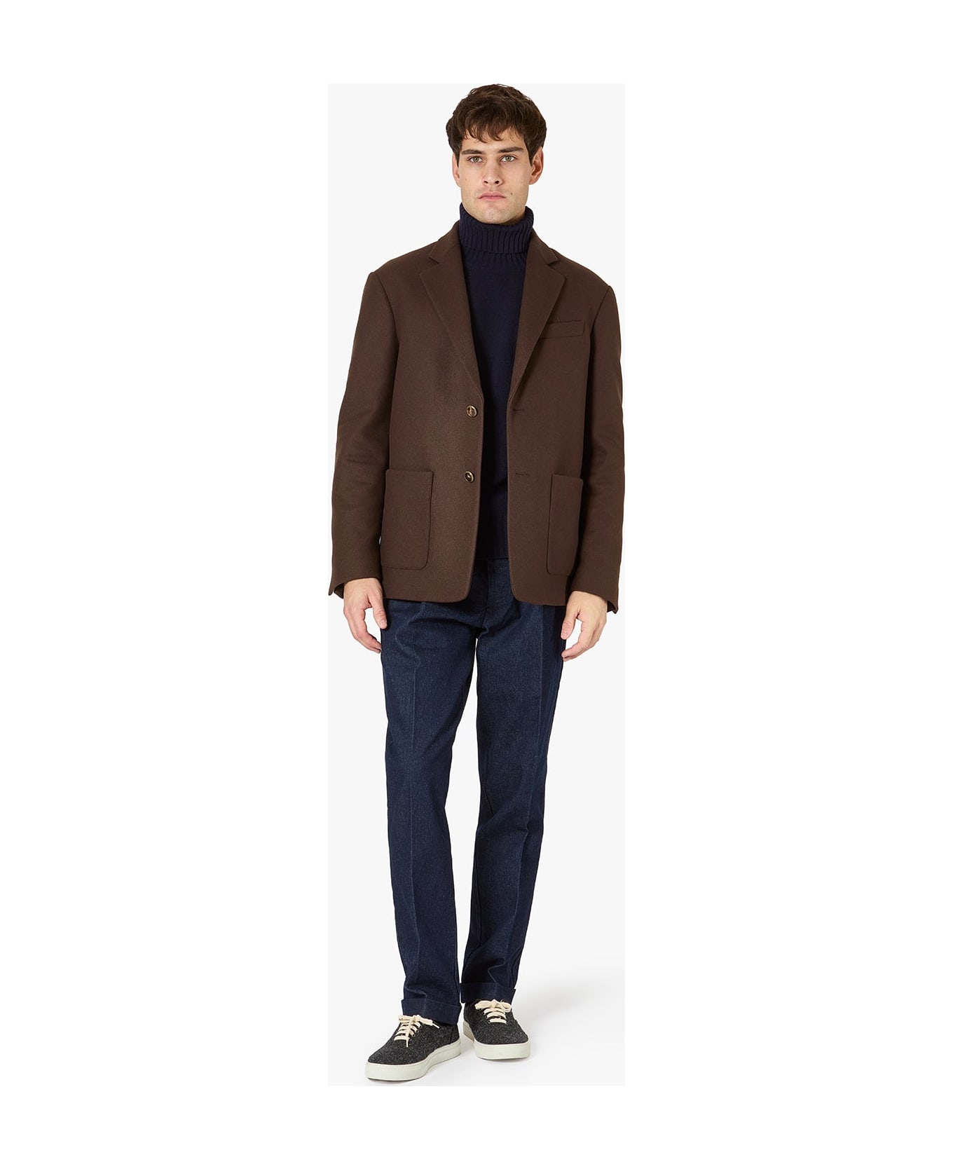 doppiaa Aaura Wool Single-breasted Jacket