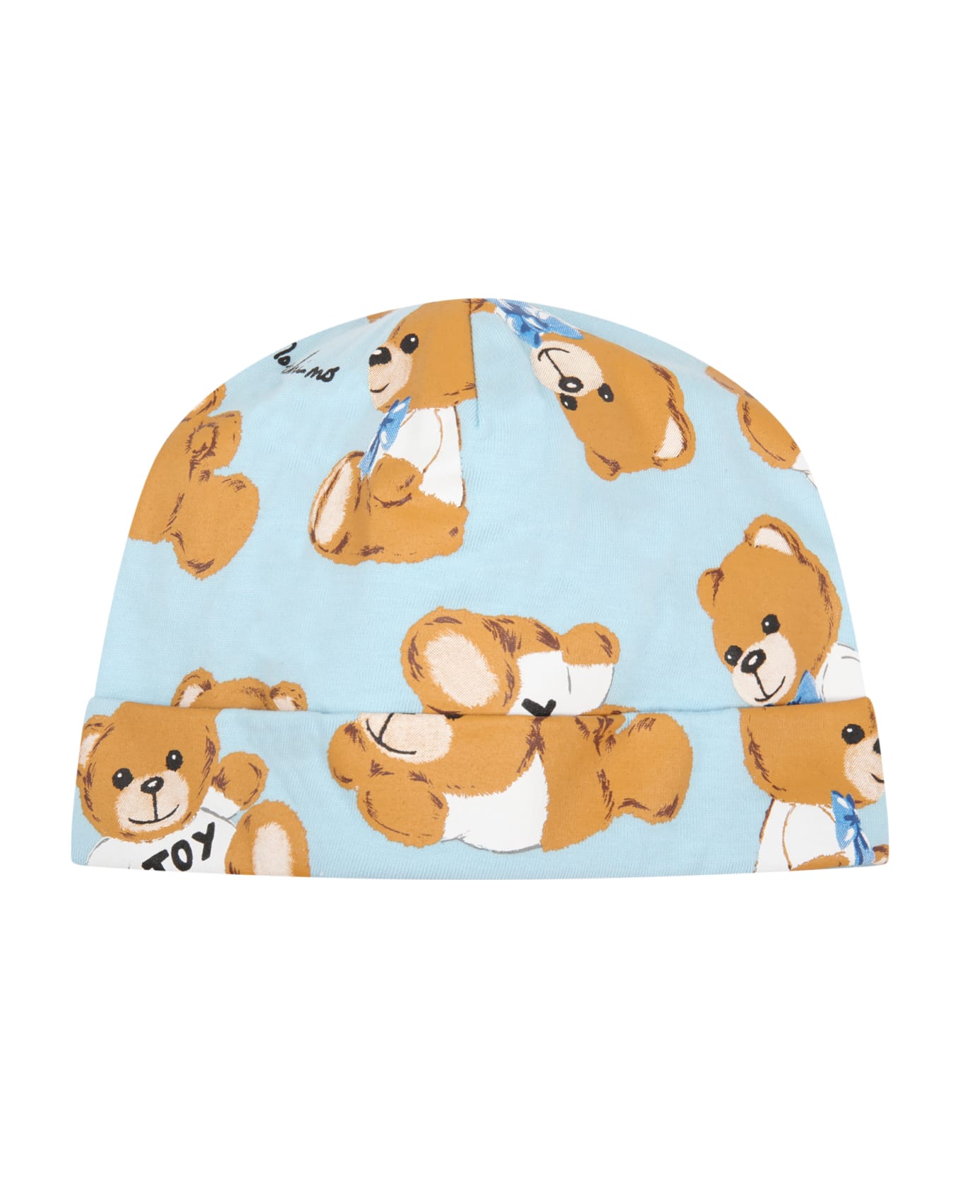 Moschino Multicolor Set For Baby Boy With Teddy Bears - Light Blue
