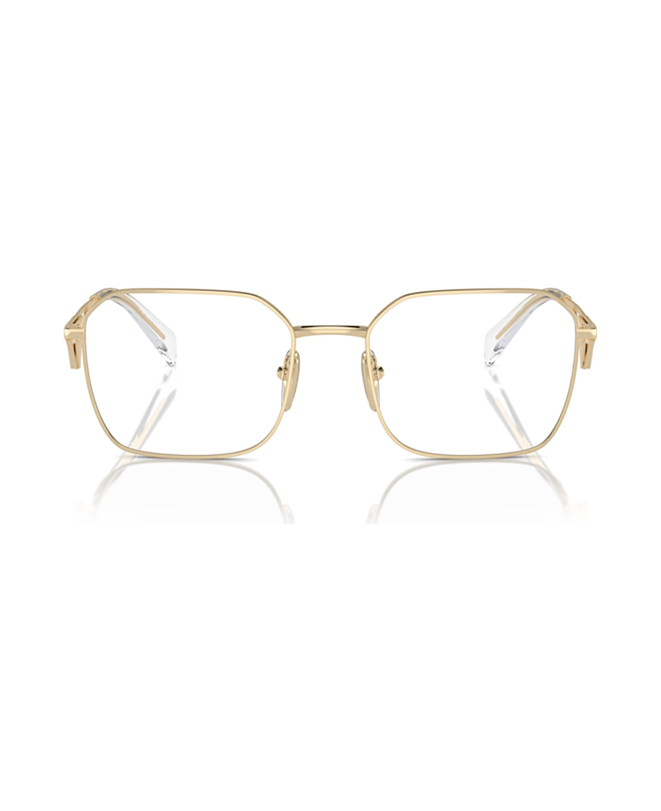 Prada Eyewear Pr A51v Pale Gold Glasses - Pale Gold