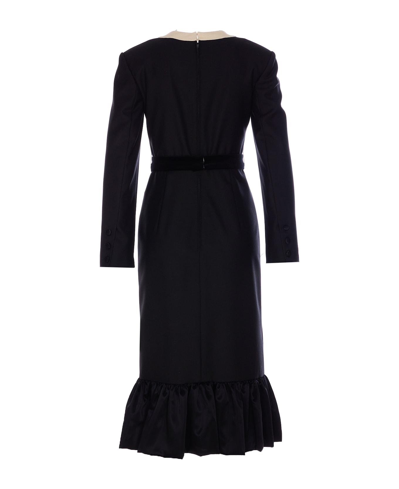 Valentino Garavani Solid Dress - Black